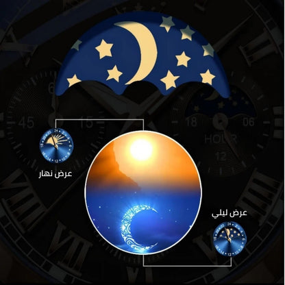 ساعة رجال الأعمال السويسرية الفاخرة