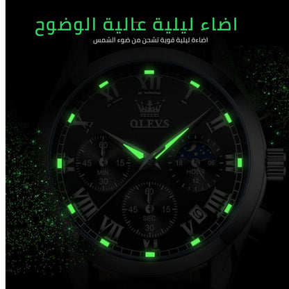 ساعة رجال الأعمال السويسرية الفاخرة