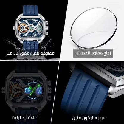 ساعة رياضية فاخرة تجمع الذكاء والقوة في قطعة واحدة
