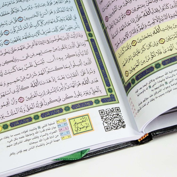 مصحف القيــام والتهجـــد مــــع التقسيم الموضوعي لتدبر القران الكريم